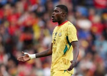 Ghana Challenges Canadian Authorities To Reconsider Decision Over Partey's Visa Refusal 6 Thomas Partey playing for the Black Stars against Wales in an international friendly
