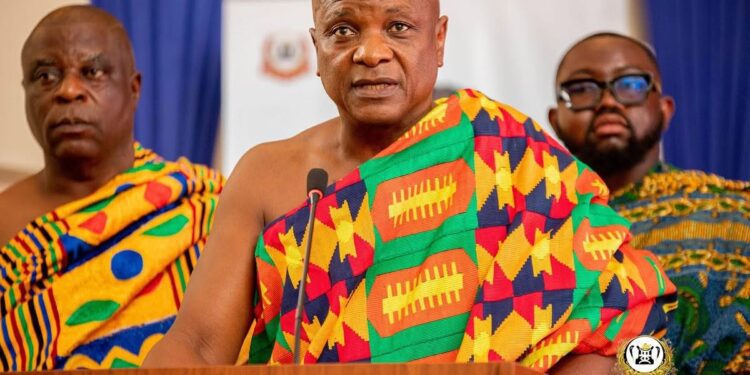 Togbe Afede XIV, the Agbogbomefia of the Asogli State, President of Asogli Traditional Area, and former president of the National House of Chiefs