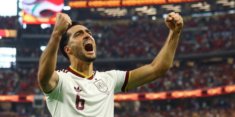 Super Sub Merino Strikes Late to Send Spain to WC Quarters 1 Mikel Merino celebrates after scoring the winner against Portugal