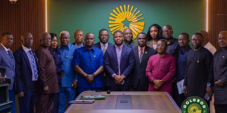 Parliament’s Economy Committee Visits Goldbod to Assess Institution's Operations 1 Parliamentary Select Committee on Economy and Development with Ghana Gold Board (GoldBod)