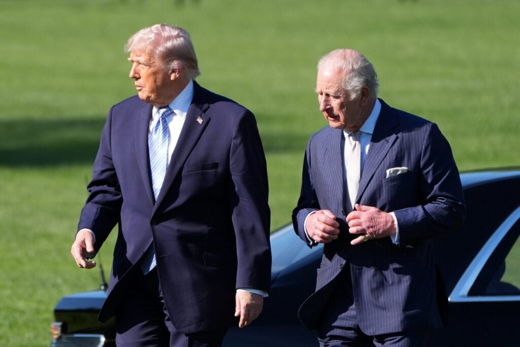 King Charles III Marks 250th US Independence Anniversary 4 King Charles III and US President Donald Trump 3