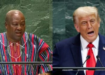 Ghana Congratulates United States on 250th Independence Anniversary 5 President John Dramani Mahama (L) and President Donald J. Trump (R)