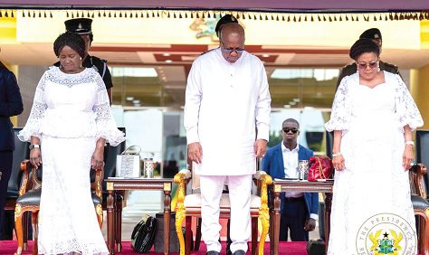 Faith Alone Not Enough, Mahama Tells Ghana at National Prayer Service 4 Mahama plus NJOA
