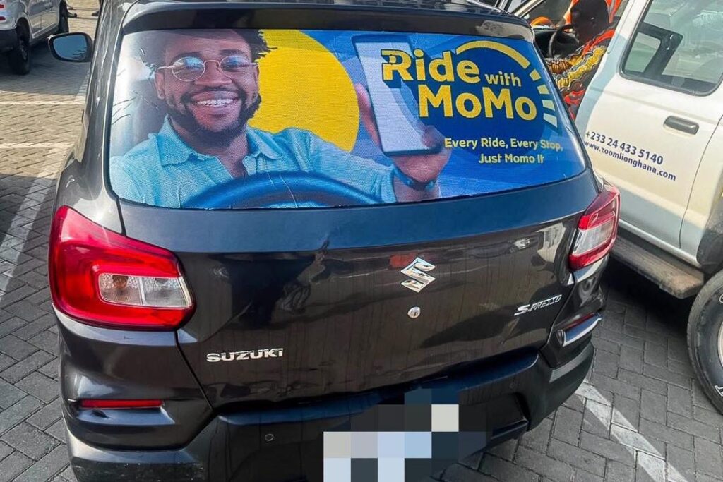 MoMo and GhIPSS Champion National Development by Digitising Informal Transport Payments 5 Ride with MoMo Branding