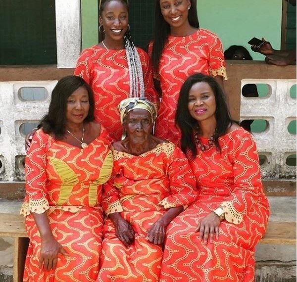 Brianna Agyemang – The Ghanaian who made the Music Industry Pause for George Floyd 1 Brianna (top left) with her family in Ghana