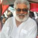 Former President Jerry John Rawlings blames COVID-19 for Wole Soyinka-like hairdo 10 Former President Jerry John Rawlings UNPERTURBED by Wole Soyinka-like hairdo: Blames COVID-19