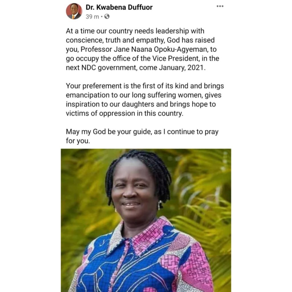 Kwabena Duffuor Endorses NDC’s Running Mate 2 duffour
