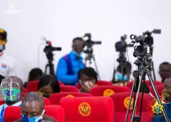 Ghana’s COVID-19 figures trending in the right direction - Ghana Health Service 10 According to The service’s Director-General, Dr. Patrick Kuma-Aboagye, during a press briefing on Thursday, July 16, the data suggests that the seven-day moving average of recorded cases was declining. Image Facebook