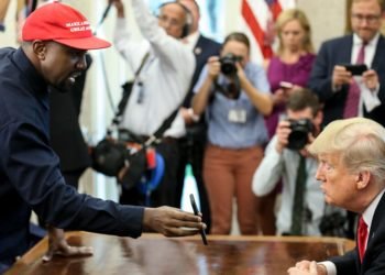 Kanye west and President Trump