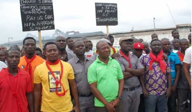 Strike: Gas tanker drivers’ want their concerns resolved 1 tanker