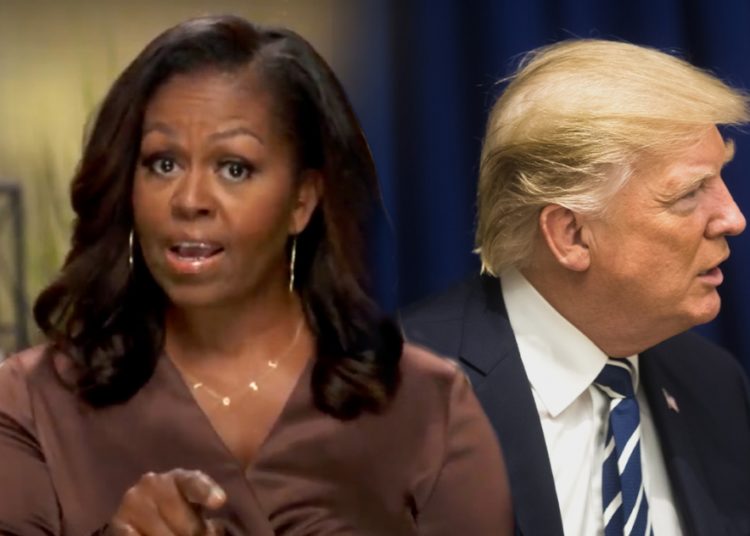 Michelle Obama: Donald Trump is the "Wrong" President 1 Michelle Obama criticizes Donald Trump at National Convention. Image credit: Shutterstock