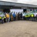 A group picture of dignitaries and technical team of SunPower