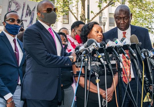Blake needs 'a miracle' to walk again after Kenosha police shot him seven times 1 Blake's family and attorneys speak to reporters. Image credit: Reuters