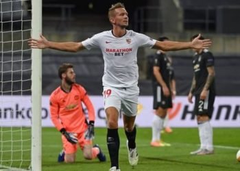 Sevilla knocks Man Utd out to reach final. Image credit: Skysports