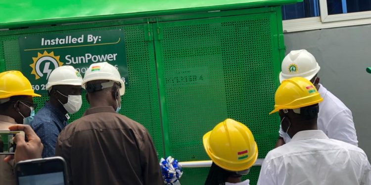 Special Ice Factory Commissions A 1000KWp Solar Project 1 Dignitaries and SunPower Innovations technical team commissioning the solar project