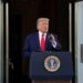 President Trump raises prospect of decoupling US economy from China 11 U.S. President Donald Trump delivers remarks at the North Portico of the White House. REUTERS