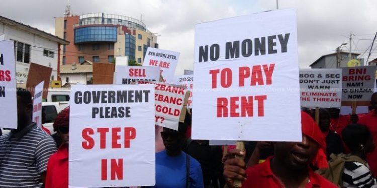 Menzgold customers restrained from organized demo to commemorate collapse of the Company 1 Menzgold customers protest 6 768x432 1 750x375 Copy