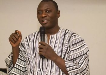 Honorable Mohammed Amin Adam, Deputy Energy Minister and Parliamentary Candidate for Karaga Constituency.