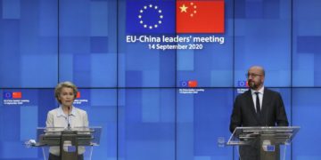 European Council President Charles Michel, right, and European Commission President Ursula von der Leyen. Image credit: AP