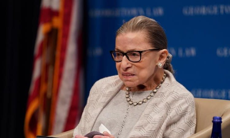 US Supreme Court Justice, Ruth Bader Ginsburg. Image credit: AFP