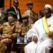 Bah Ndaw sworn in as Mali’s transitional president following coup 11 Mali's Interim President Bah Ndaw (R) is seen with Interim Vice President Colonel Assimi Goita (L) during Ndaw's inauguration ceremony in Bamako. Image credit: AFP