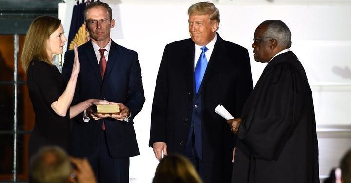 Amy Coney Barrett confirmed to US Supreme Court 1 Image: AP
