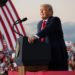 Trump campaigns at Sanford. Image: AP