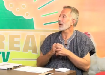 Claude Convisser, an American Businessman and Managing Director of Alafei Foods Company Limited speaking during an interview