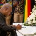 Mahama signs book of condolence for the late Rawlings 11 Flagbearer of the National Democratic Congress (NDC), John Dramani Mahama