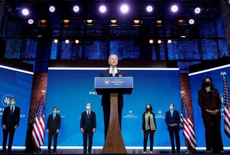 After victory in US Elections,President-elect Joe Biden stands with his nominees for his national security team, a diverse and experienced roster of picks