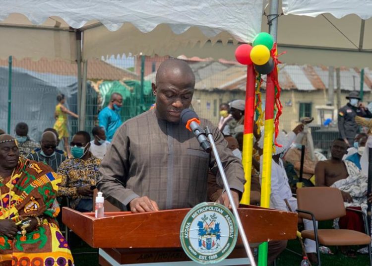 Accra Mayor calls for a more resilient, sustainable and inclusive food production system 1 The Mayor of Accra, Mr Mohammed Nii Adjei Sowah.