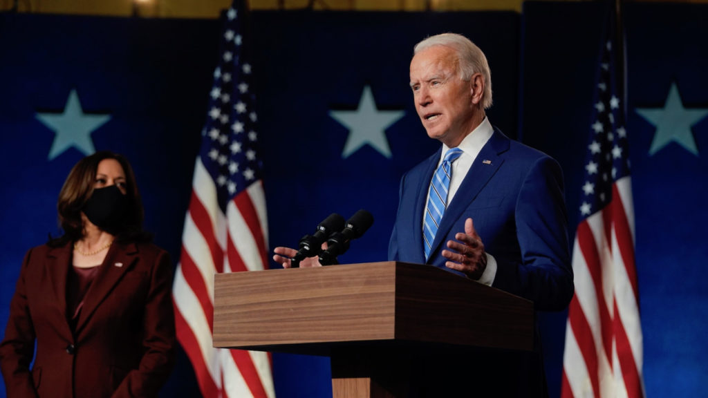 joe biden calls for unity as he anticipates presidential win