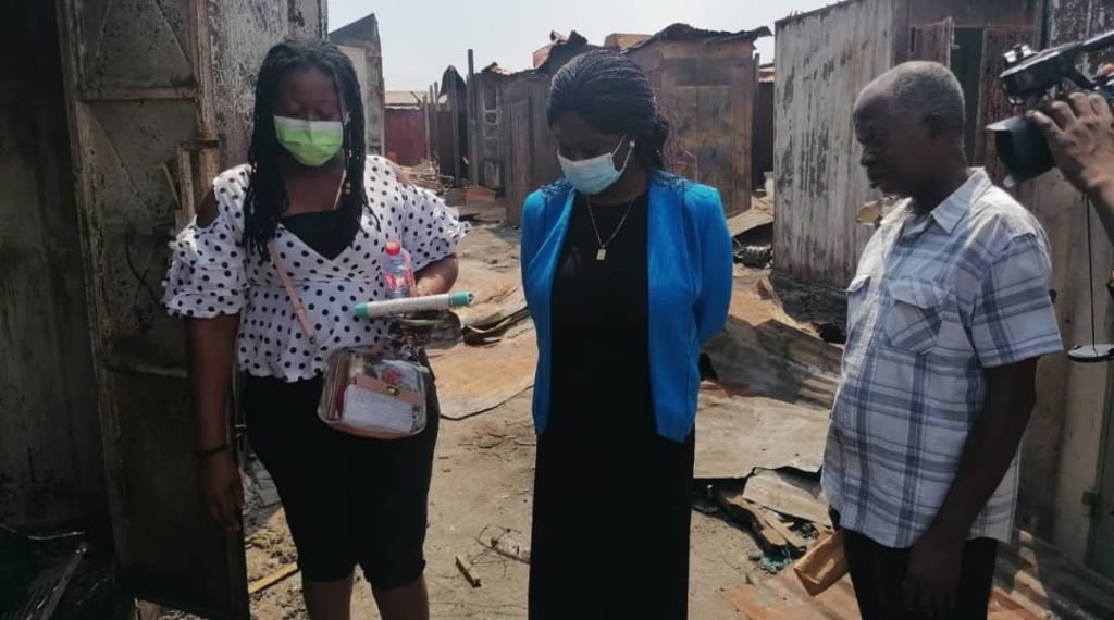 NBSSI to support traders of Odawna fire outbreak 1 The National Board for Small Scales Industries (NBSSI) has expressed government’s intent to support traders and victims of the Odawna fire outbreak whose shops were razed down last week.