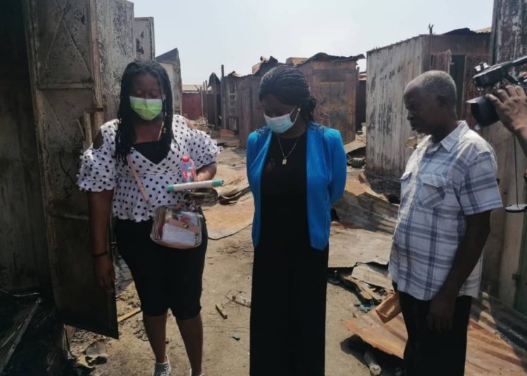 NBSSI to support traders of Odawna fire outbreak 1 The National Board for Small Scales Industries (NBSSI) has expressed government’s intent to support traders and victims of the Odawna fire outbreak whose shops were razed down last week.
