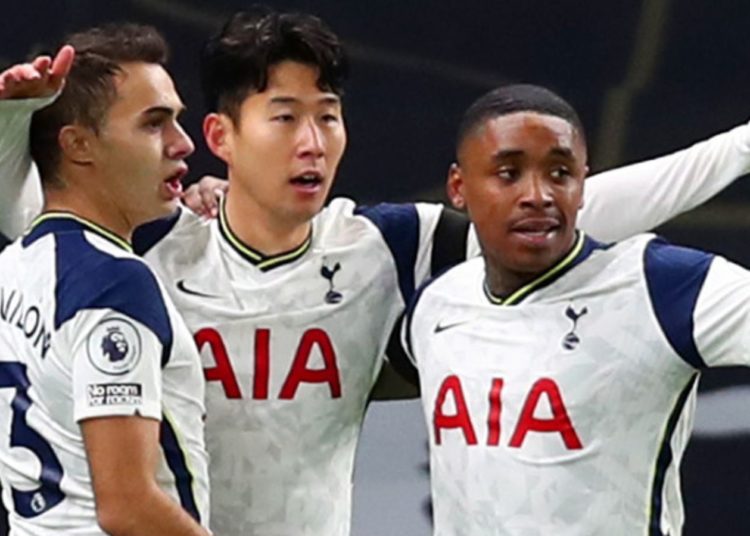 EPL weekend review: Tottenham beat man city to make title statement 1 Son celebrates Tottenham's first goal with teammates. Image: Getty