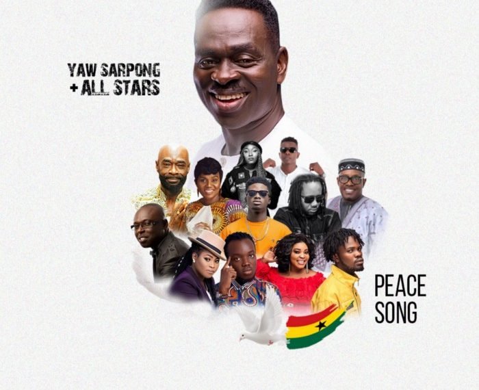 Album cover of the 
All -Stars Peace Song