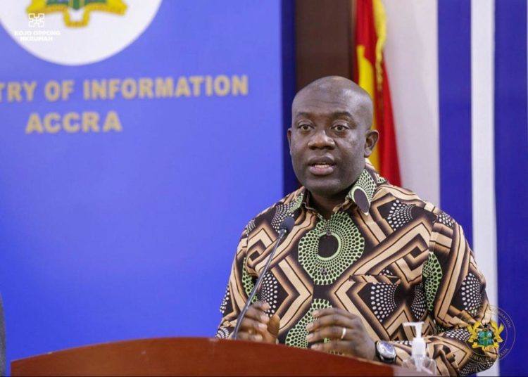 Information Minister - Honorable Kojo Oppong Nkrumah