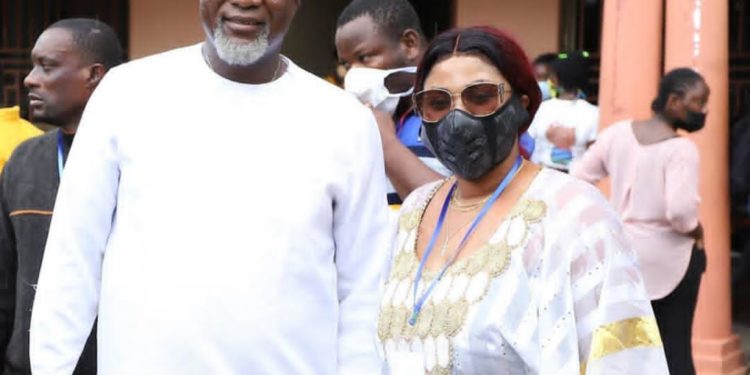 EMPRESS GIFTY CONSOLES HER HUSBAND 1 Empress Gifty Adorye has penned down an emotional letter to her husband, Hopeson Adorye who lost his Parliamentary seat at Kpone Kantamanso