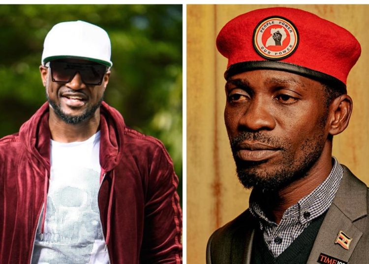 PETER OKOYE SENDS OUT SUPPORT TO BOBI WINE 1 Nigerian singer and songwriter, Peter Okoye of the defunct music group, Psquare, has explicitly come out to give his full support to musician turned politician, Robert Kyagulanyi, Bobi wine.