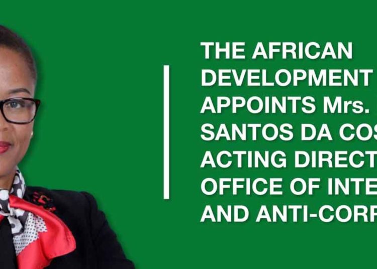 AfDB appoints Acting Director for Office of Integrity and Anticorruption 1 DA COSTA