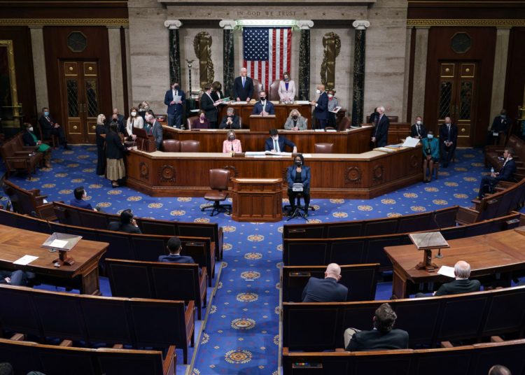 House approves resolution urging Pence to remove Trump from office 1 House approves resolution urging Pence to remove Trump from office