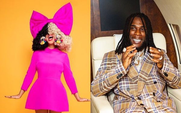 Burna Boy, has revealed that he has collaborated with the famous Australian singer and songwriter, Sia to record the new version of Sia's 'Hey Boy'.