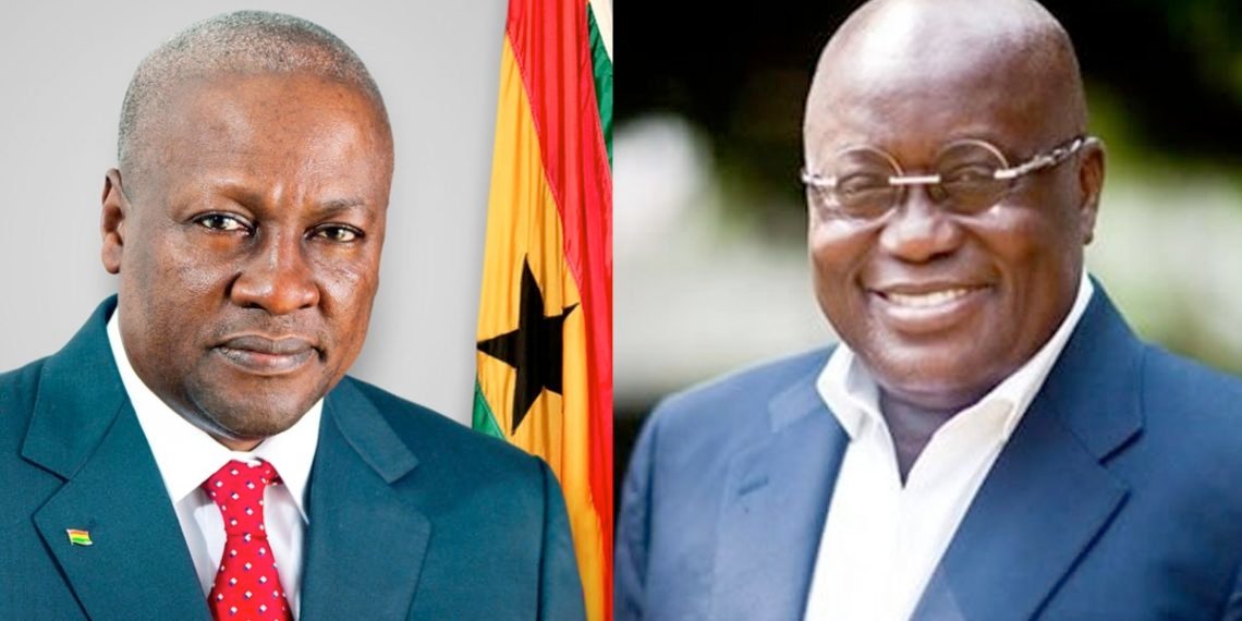 Ghana Needs A Third-Force Party- Mark Arkoh 1 On the left is Former President, John Dramani Mahama and on the right current President, Nana Addo Dankwa Akuffo-Addo