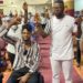 In a video that is fast going viral on social media, the CEO of OGB music, Ogidi Brown is spotted leading praises and worship at his church during the 31st December service.