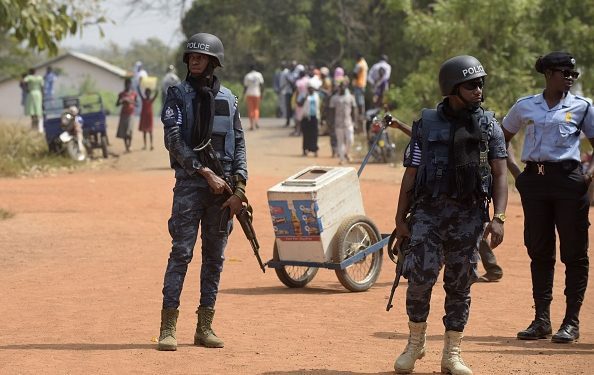 Bole Bamboi Highway Shooting: Three Arrested, One Suspect On The Run 1 Police officers patrol in the Bole district, northern region