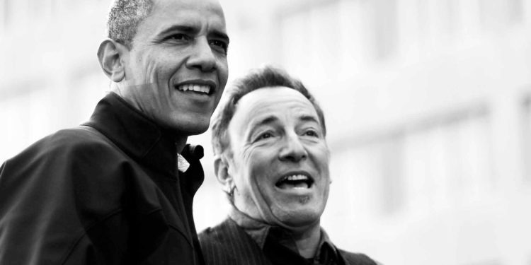 BARACK OBAMA PARTNERS WITH BRUCE SPRINGSTEEN FOR SPOTIFY PODCAST SERIES 1 Barack Obama has teamed up with veteran rockstar Bruce Springsteen for a new podcast series on Spotify. The former US president will be presenting an eight-episode series with Bruce Springsteen