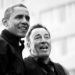 BARACK OBAMA PARTNERS WITH BRUCE SPRINGSTEEN FOR SPOTIFY PODCAST SERIES 13 Barack Obama has teamed up with veteran rockstar Bruce Springsteen for a new podcast series on Spotify. The former US president will be presenting an eight-episode series with Bruce Springsteen