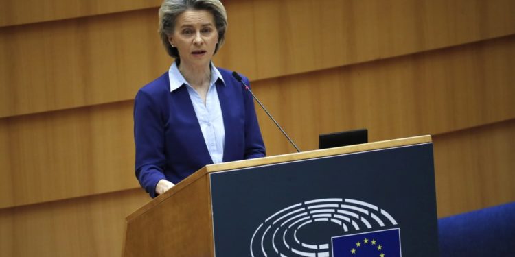 EU 'catching up' with UK Covid vaccine distribution– Von der Leyen