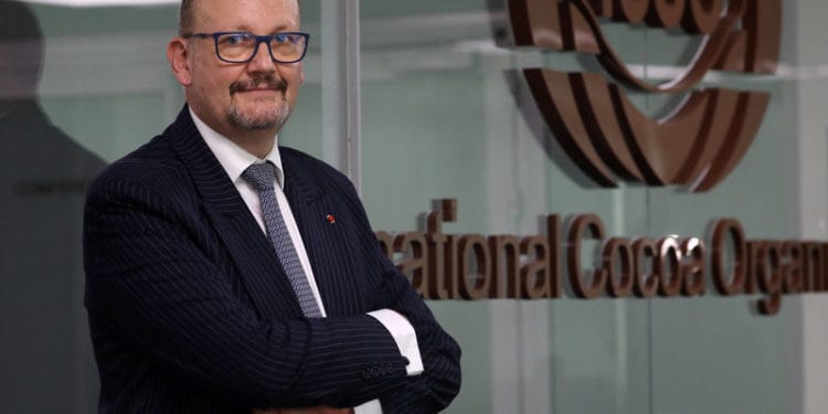 Michel Arrion, the Executive Director of the International Cocoa Organization (ICCO), at his office in Abidjan, Ivory Coast.
