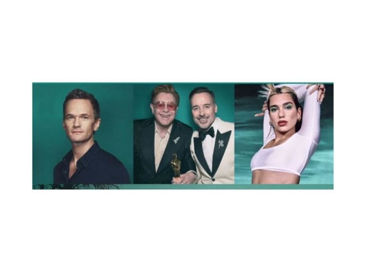 ELTON JOHN ENLISTS DUA LIPA AND NEIL PATRICK FOR OSCARS PRE-PARTY 1 Elton John has enlisted famous singer, Dua Lipa and American actor Neil Patrick Harris for his annual Oscars pre-party on April 25th benefiting the Elton John AIDS Foundation.